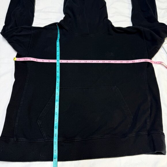 The North Face Women’s Black Pullover Hoodie L Kangaroo Pocket EUC - Picture 3 of 8